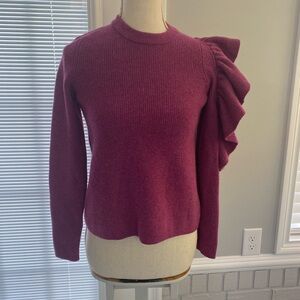 Lovers + friends sweater knit unique statement party feminine sexy romantic